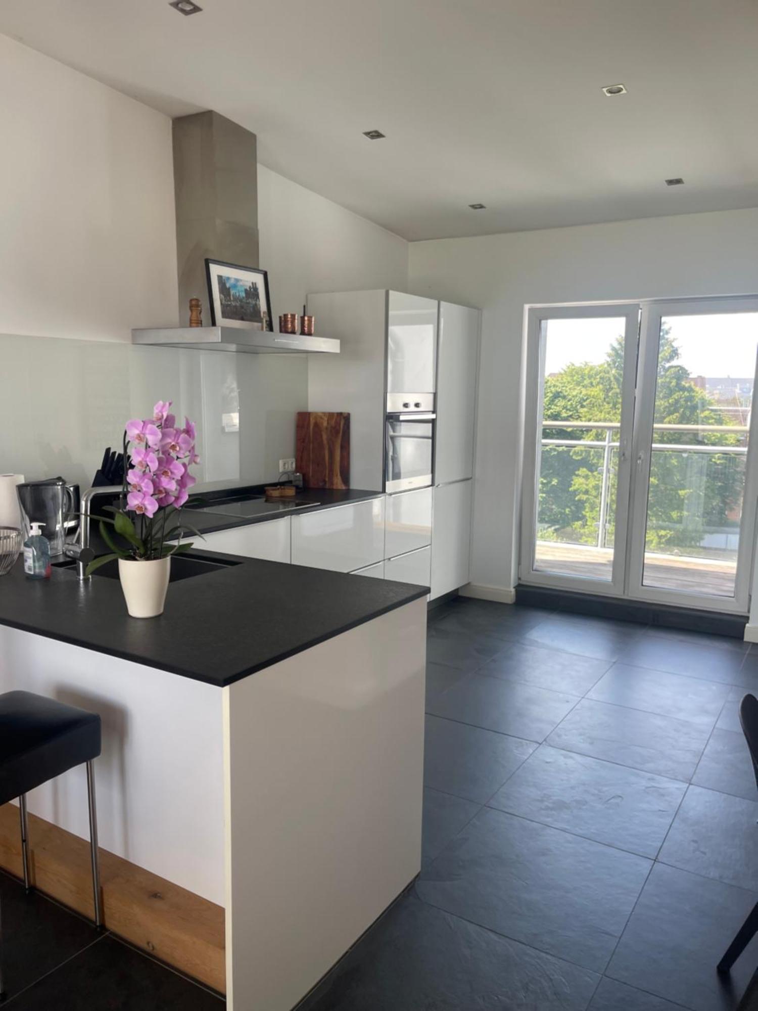 Luxus Penthouse Waterview Kiel Exterior foto